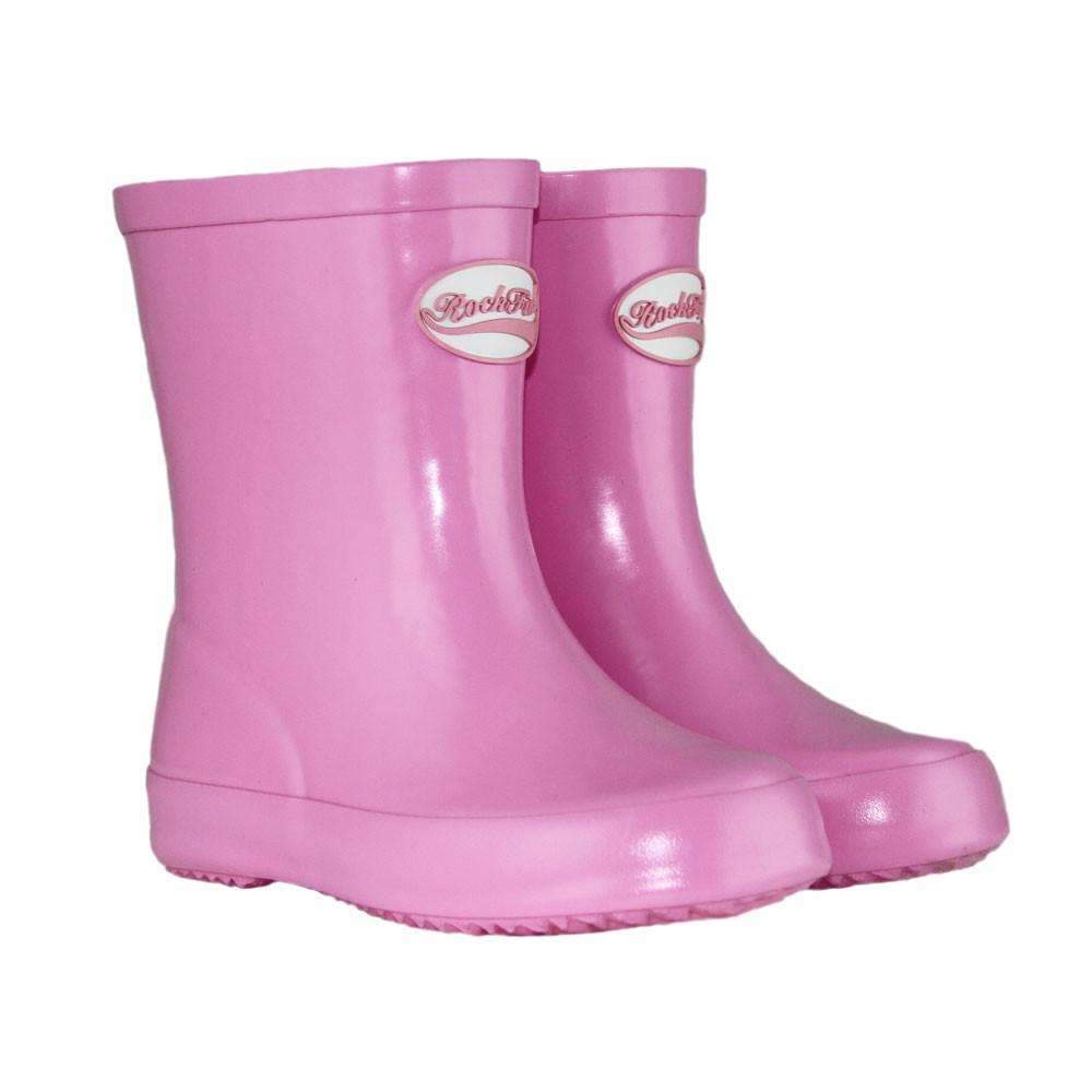 Pink toddler rubber wellies